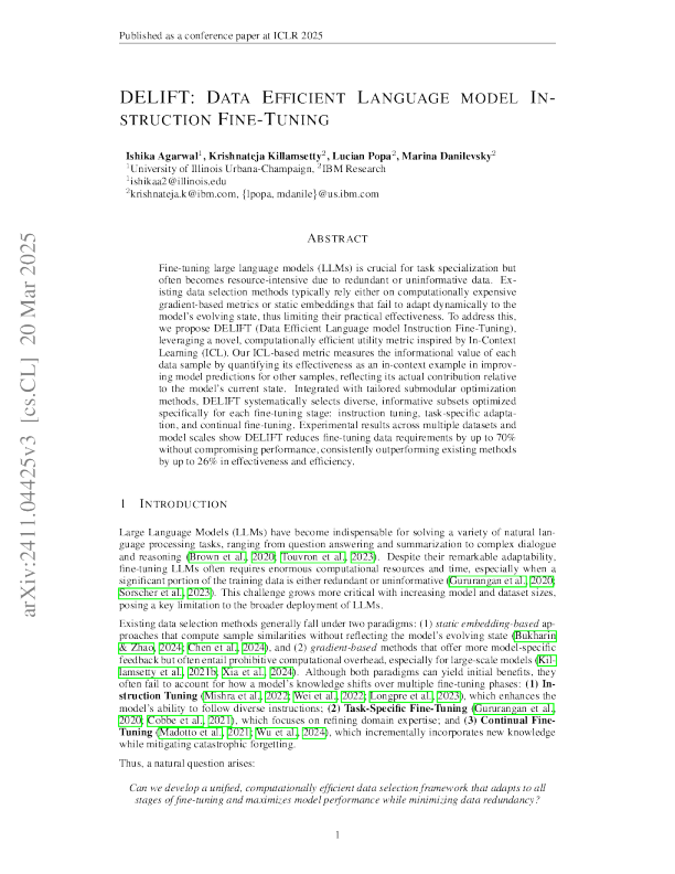 DELIFT：数据高效语言模型指令微调