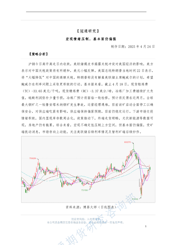 宏观情绪压制，基本面仍偏强
