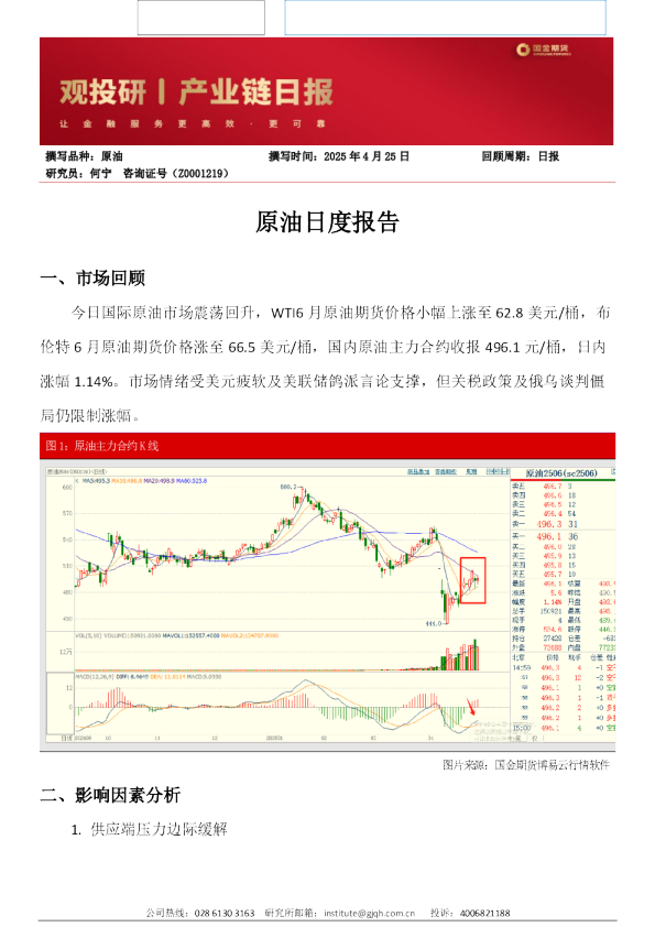 原油日度报告