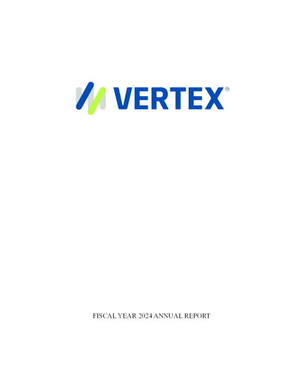Vertex Inc-A 2024年度报告