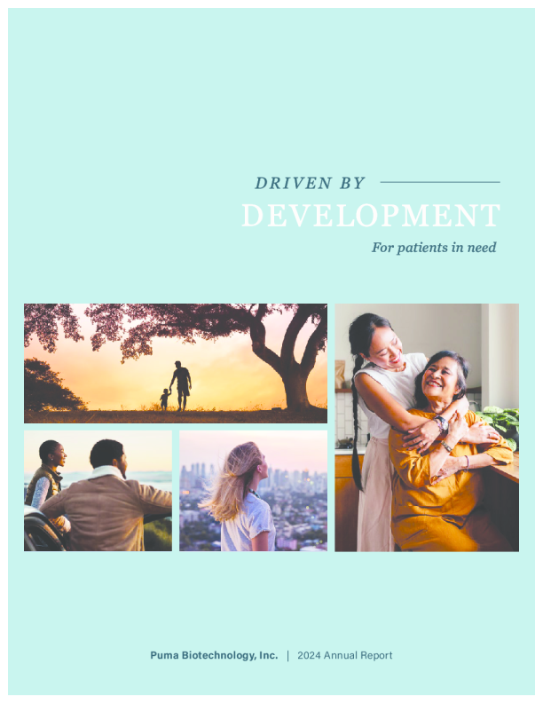 Puma Biotechnology Inc 2024年度报告