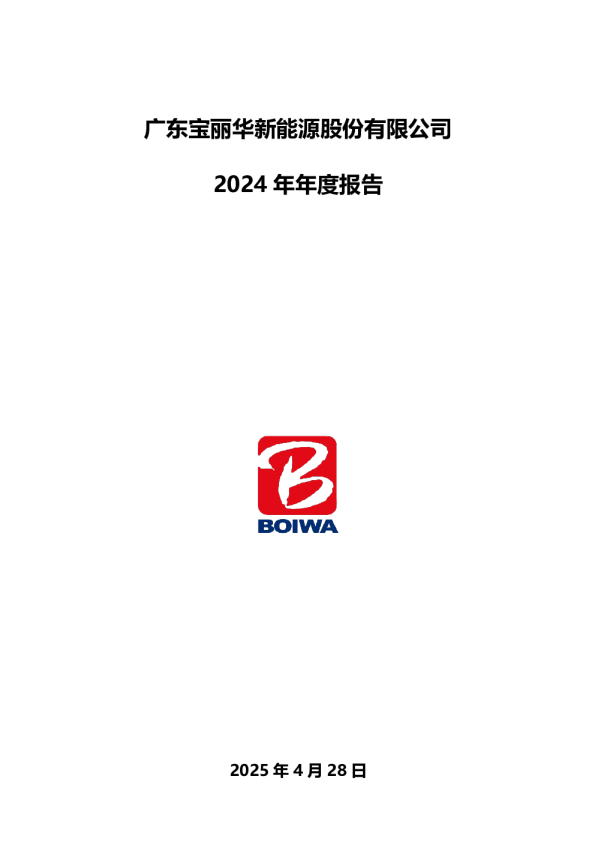 宝新能源：2024年年度报告