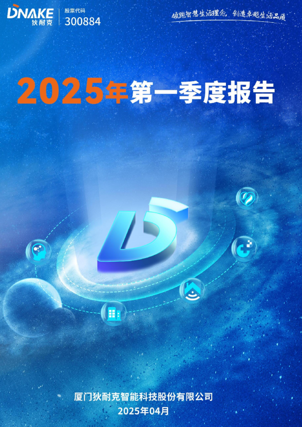 狄耐克:2025年一季度报告