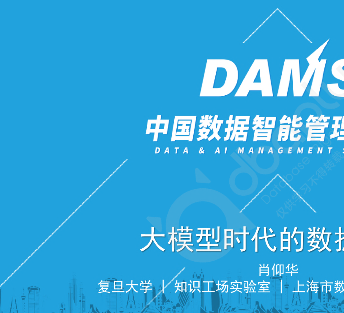 大模型时代的数据管理