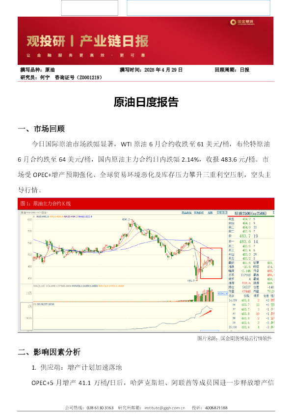 原油日度报告