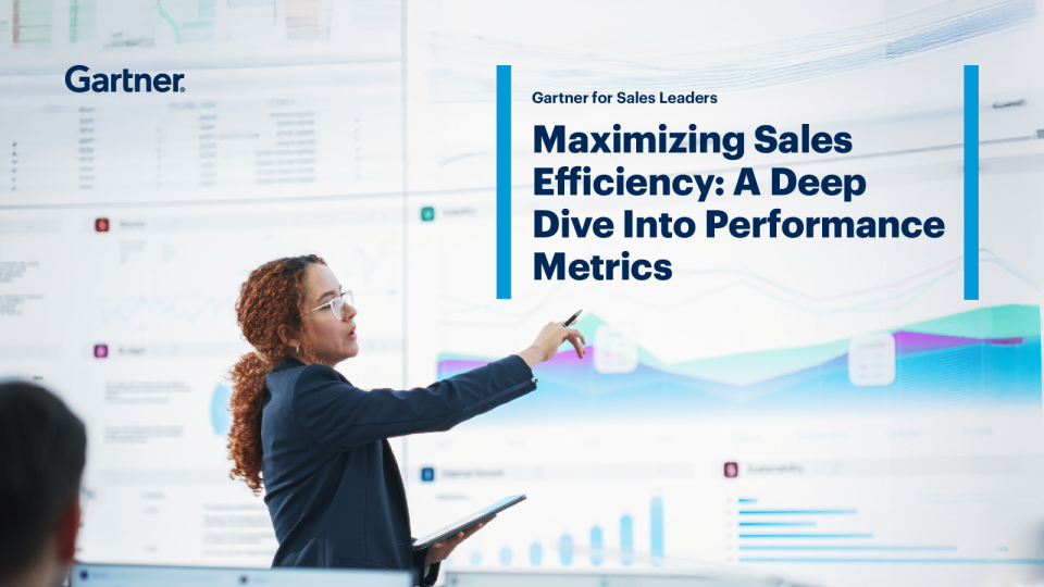 使用销售绩效指标来指导您的团队