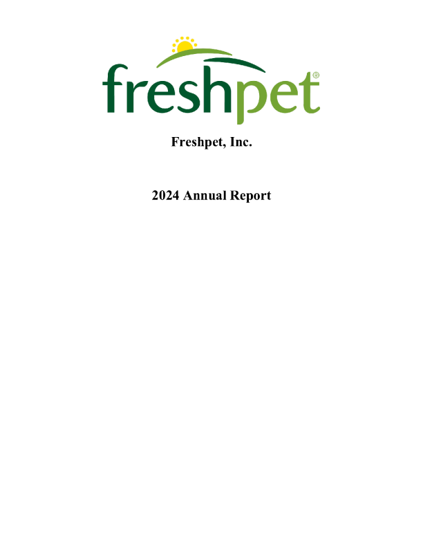 Freshpet Inc 2024年度报告