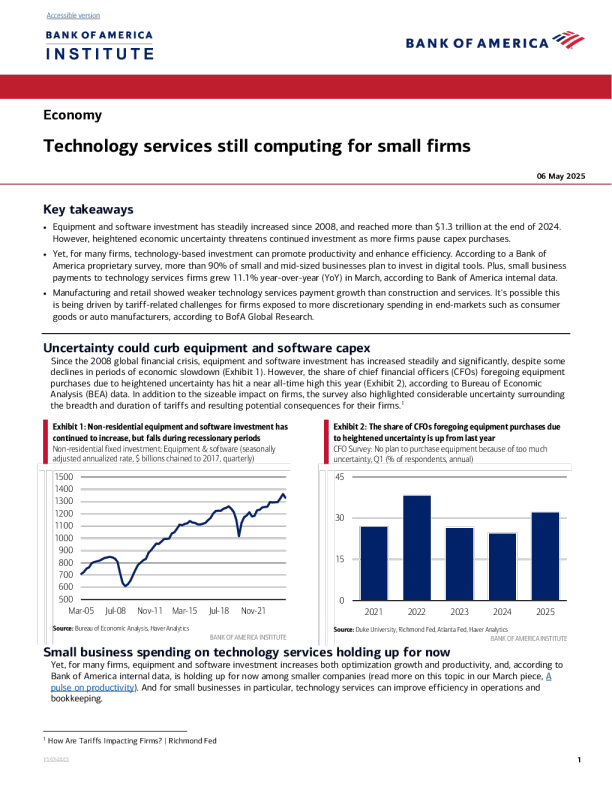 技术服务仍在为小公司计算