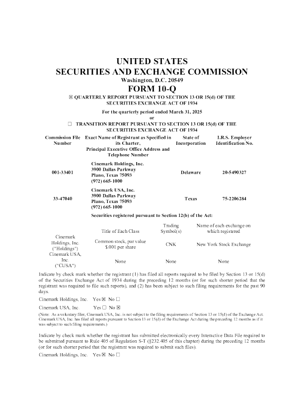 喜满客影城 2025年季度报告