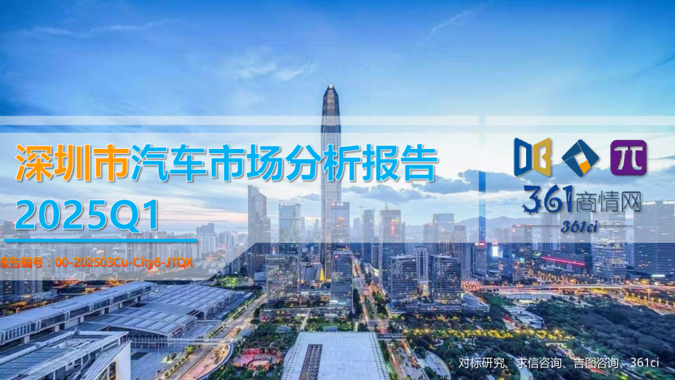 深圳市汽车市场分析报告2025Q1