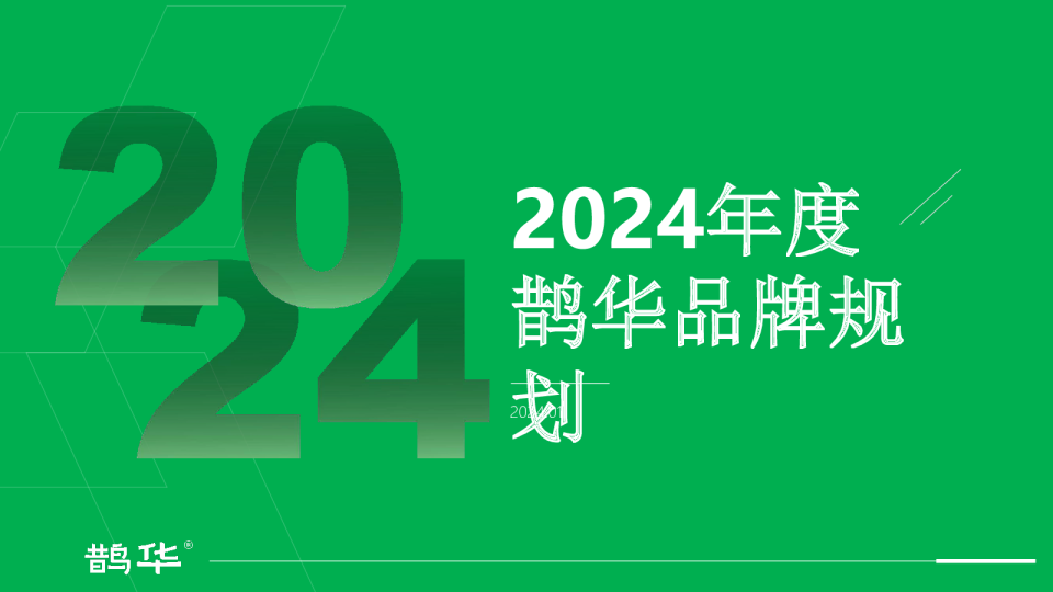 2024鹊华品牌年度规划方案