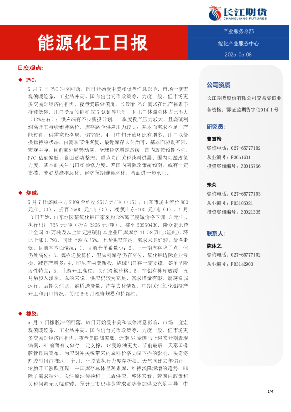能源化工日报