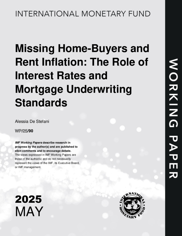 失踪的购房者和租金通胀：利率和抵押贷款承销标准的作用