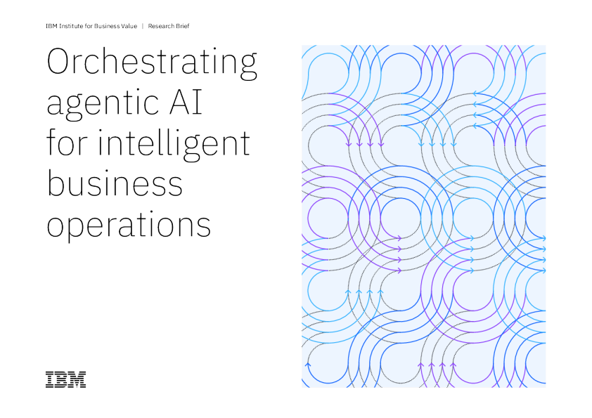 为智能业务运营编排代理式AI