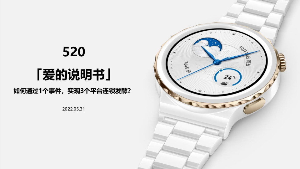 华为手表“520爱的说明书”传播方案