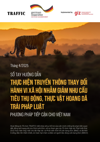 TRAFFIC发布越南野生动物保护社会和行为改变指南