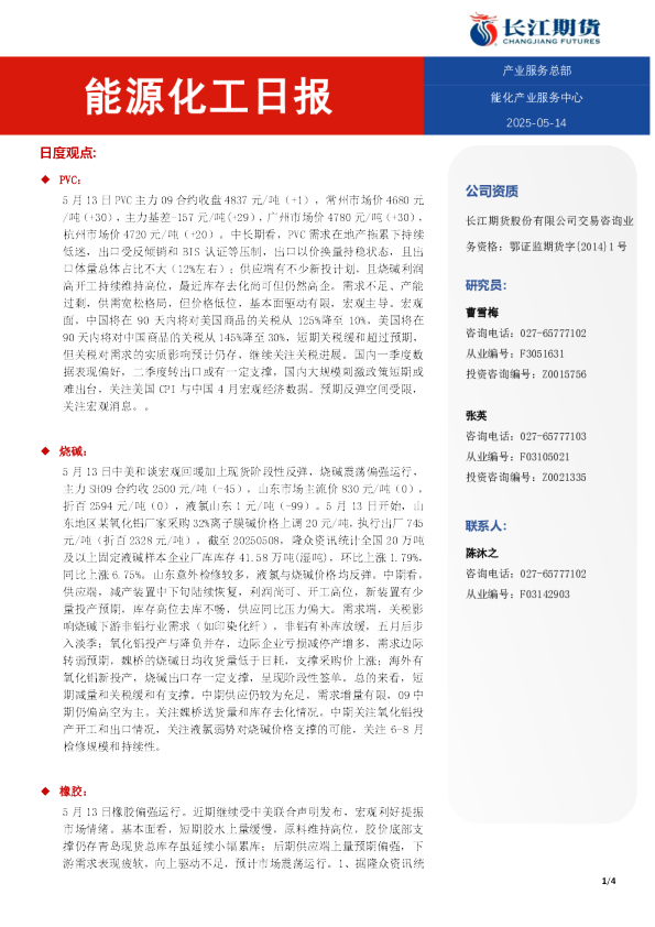 能源化工日报