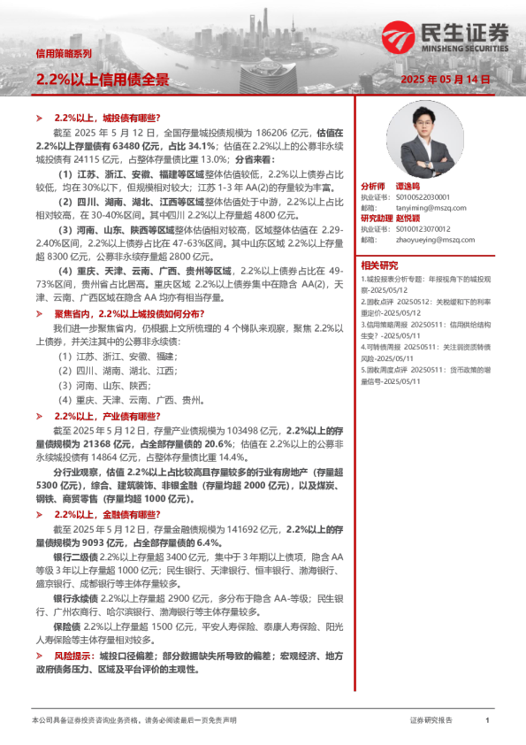 2.2%以上信用债全景