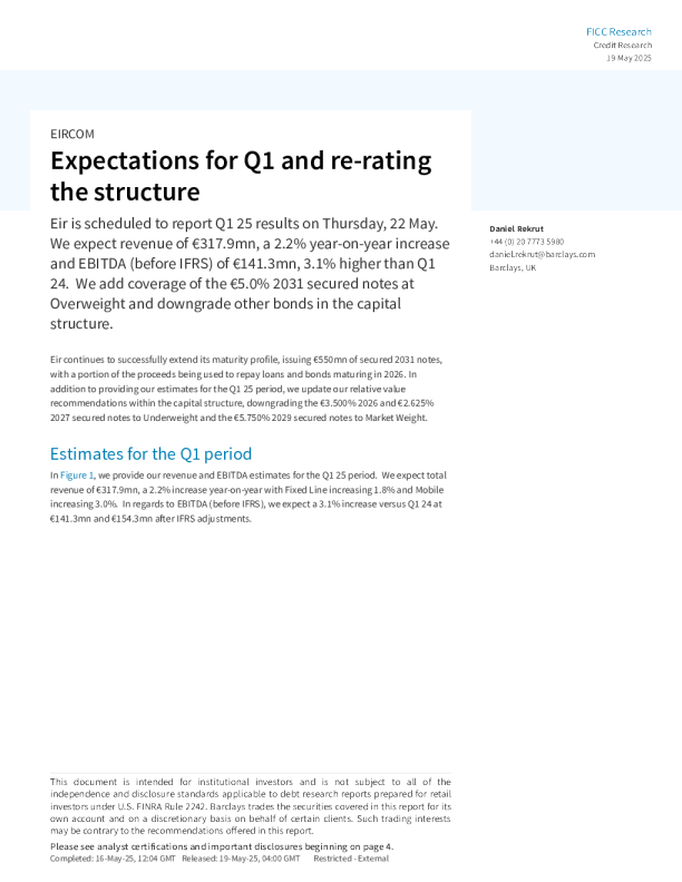 第一季度预期与结构重新评级