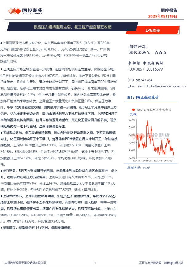 LPG周报