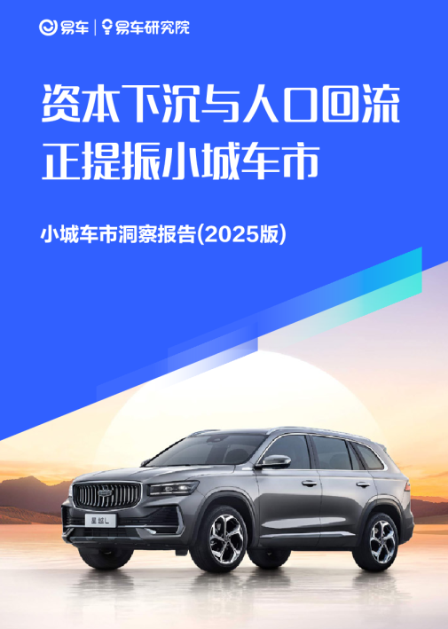 小城车市洞察报告(2025版)：资本下沉与人口回流正提振小城车市