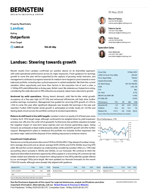 兰德斯房地产公司：驶向增长