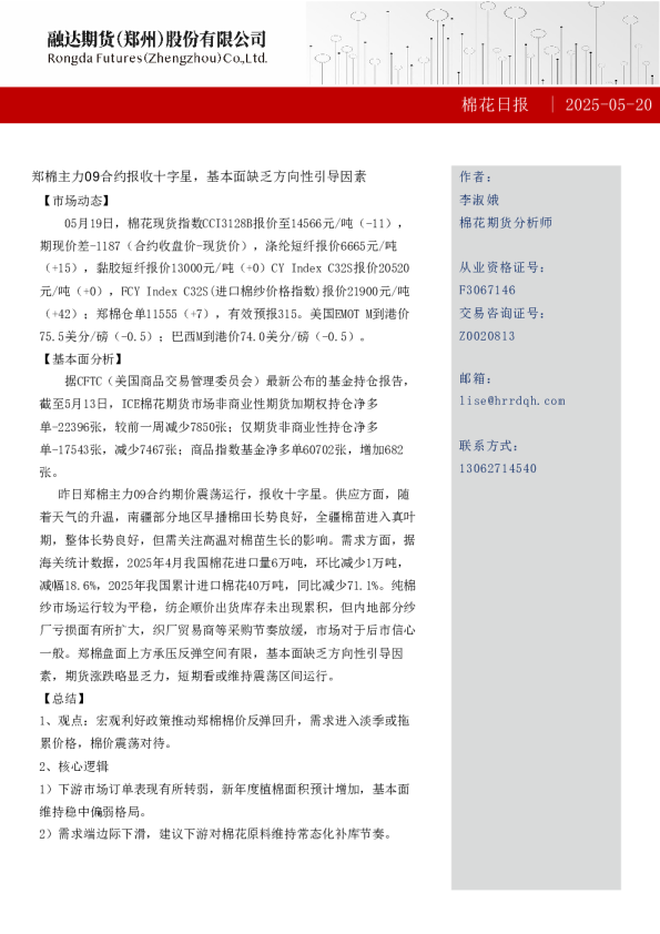 棉花日报-棉花日报