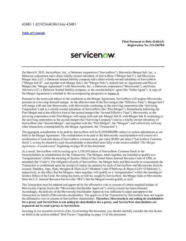 现在服务公司美股招股说明书(2025-05-20版)