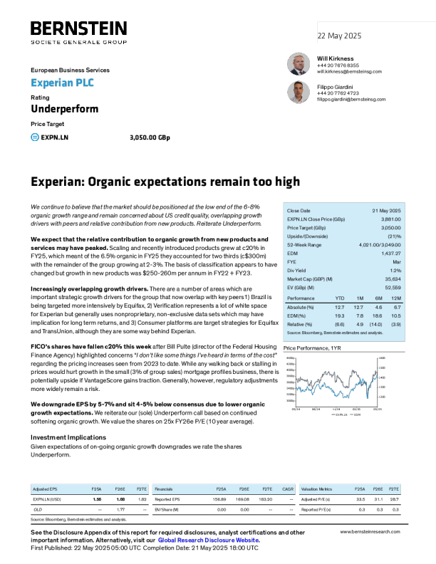 益百利有机增长预期仍然过高