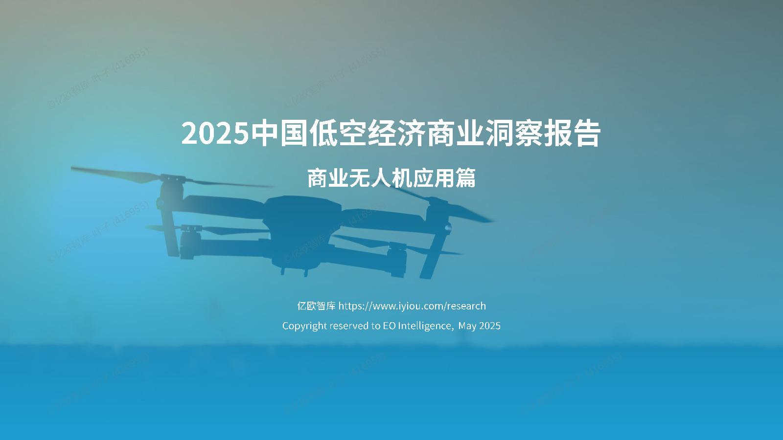 2025中国低空经济商业洞察报告：商业无人机应用篇