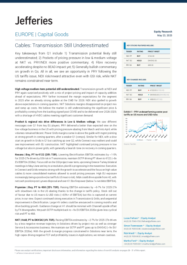 电缆传输潜力仍被低估