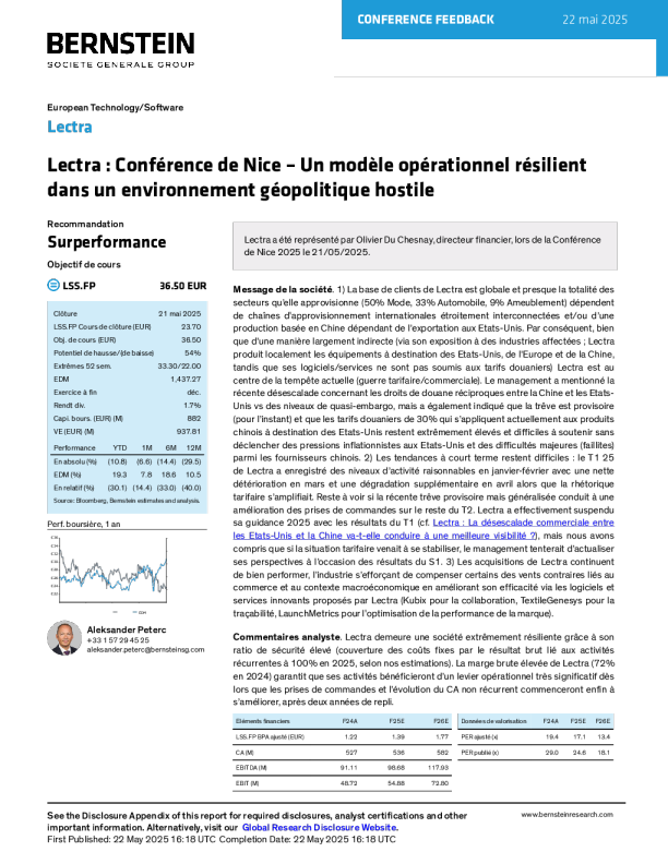 力克：尼斯会议-在充满敌意的地缘政治环境中的弹性运营模式