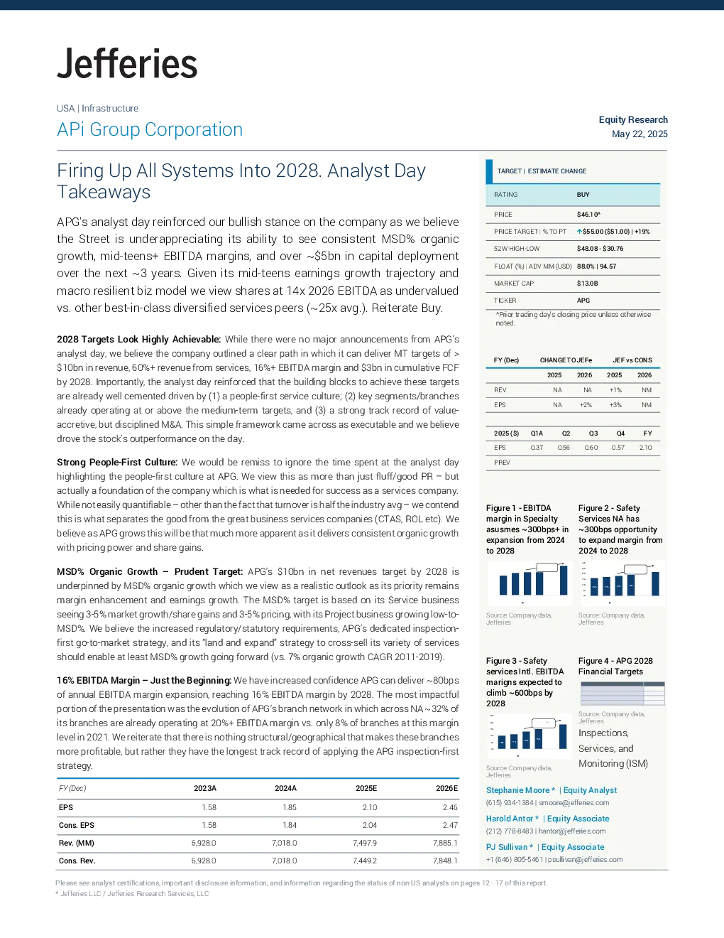 APi集团公司（APG）：2028年全面启动分析师日要点