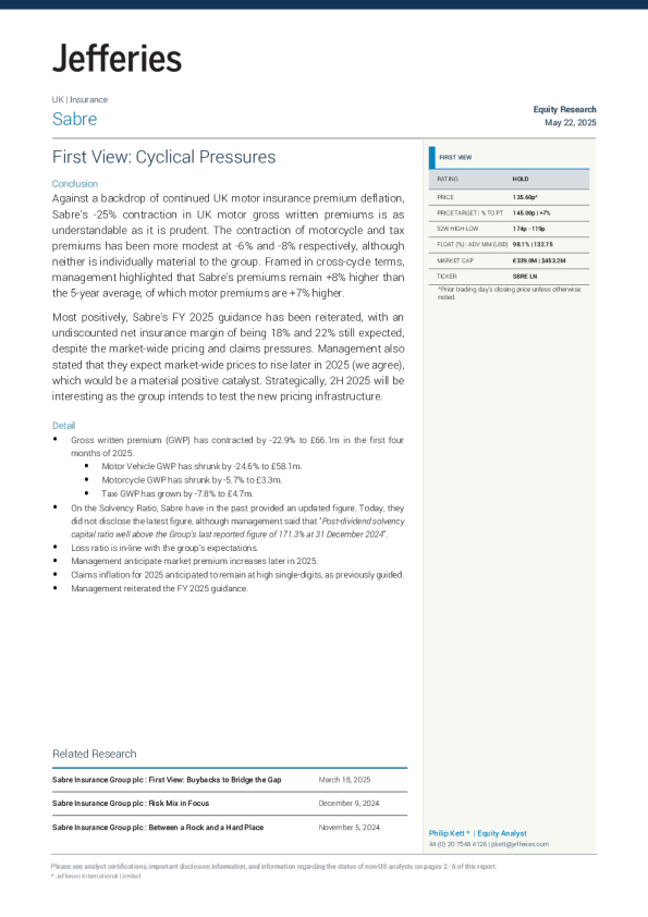 初步观点：周期性压力