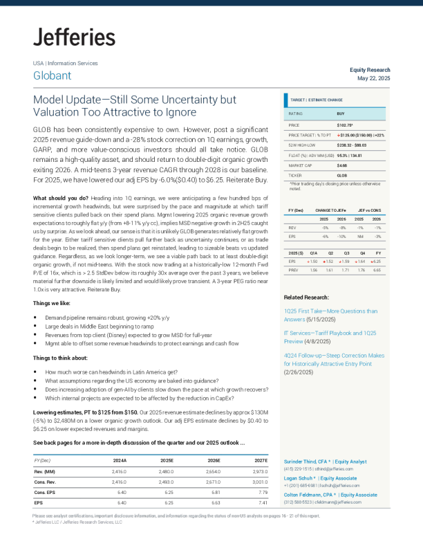 模型更新——仍存在一些不确定性，但估值极具吸引力不容忽视