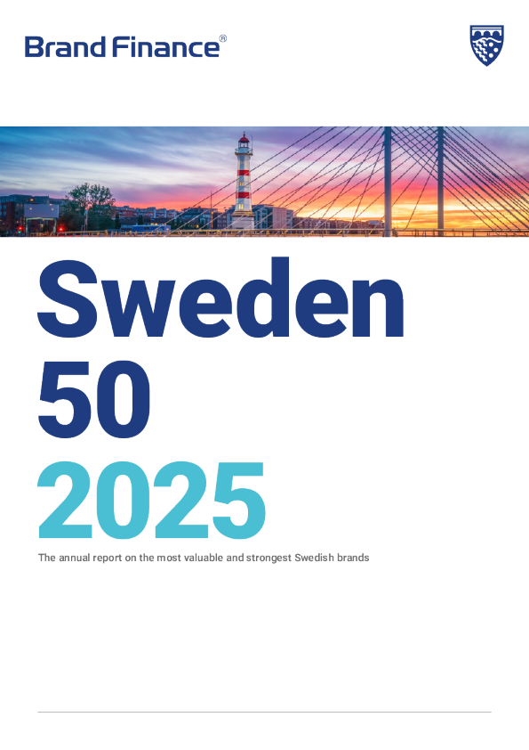 瑞典最具价值和最强大品牌50强的2025年度报告（英）
