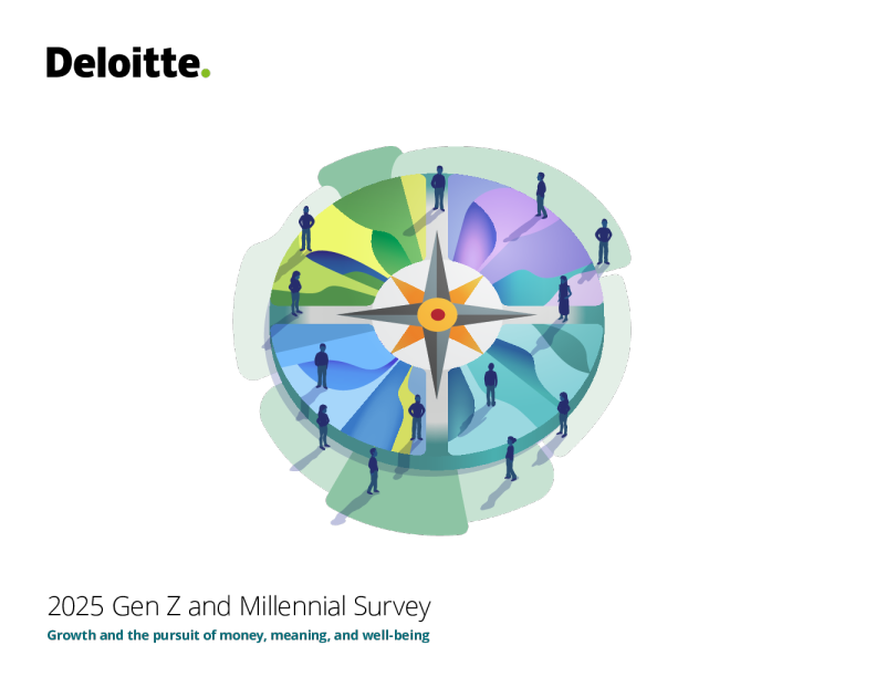 2025年Z世代与千禧一代调查：增长与对金钱、意义及幸福的追求