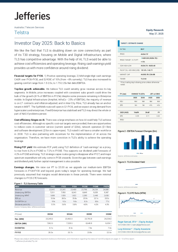 2025年投资者日：回归基础