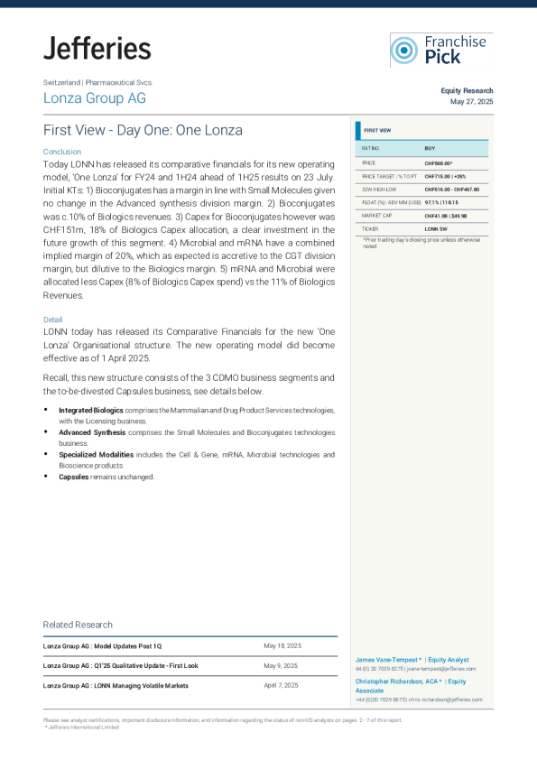 龙沙集团（LONN）：首日初览：一个龙沙