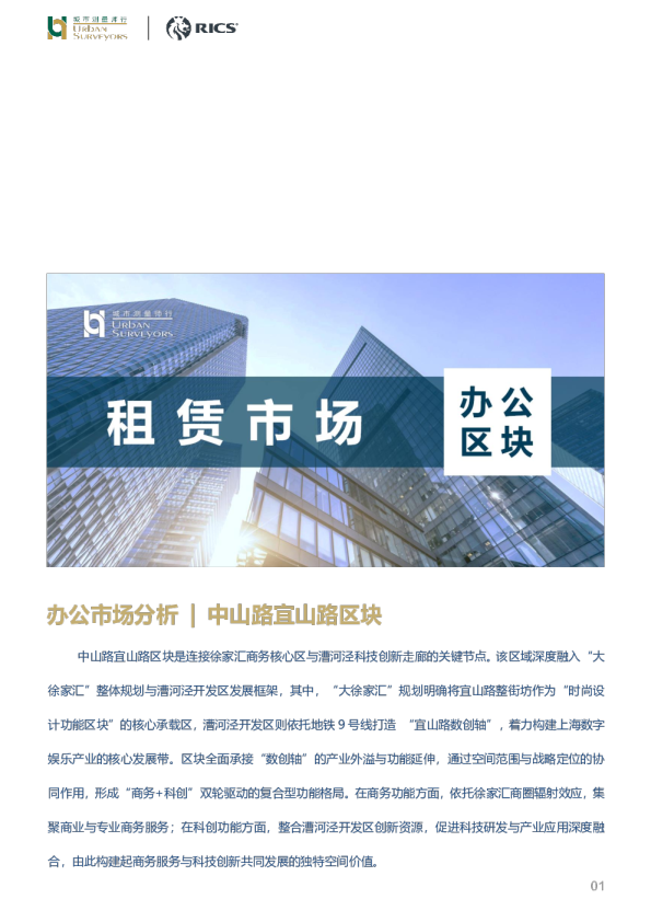 办公市场分析 | 中山路宜山路区块