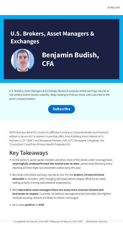 美国经纪商、资产管理公司及交易所