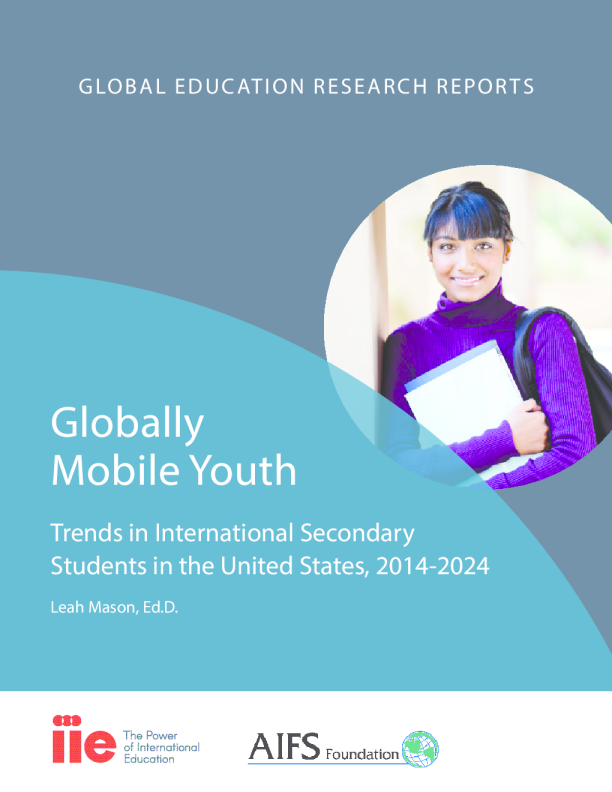 全球流动青年：2014-2024年美国国际中学生的趋势