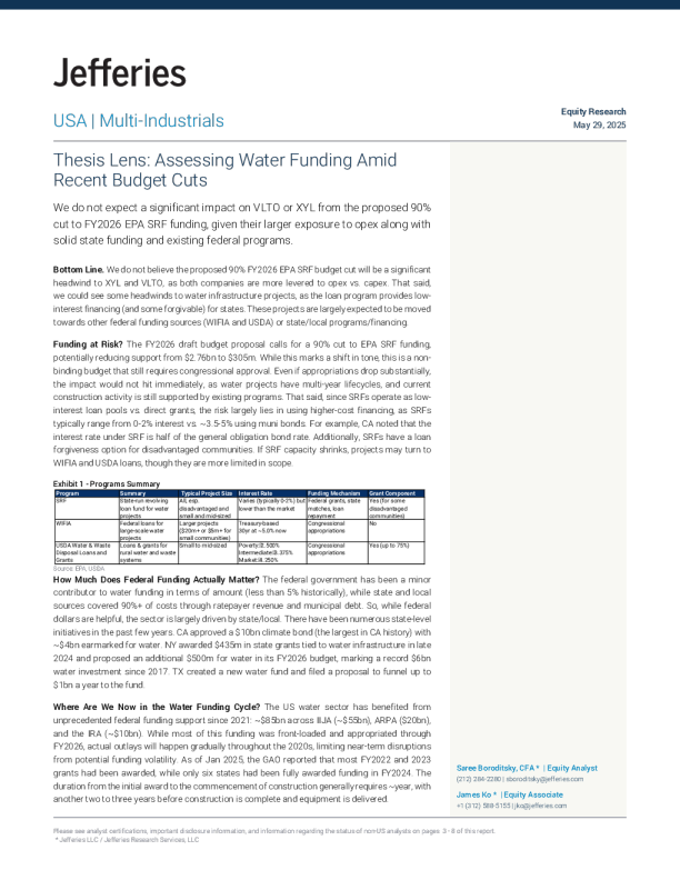 论文视角：在近期预算削减背景下评估水资源资金