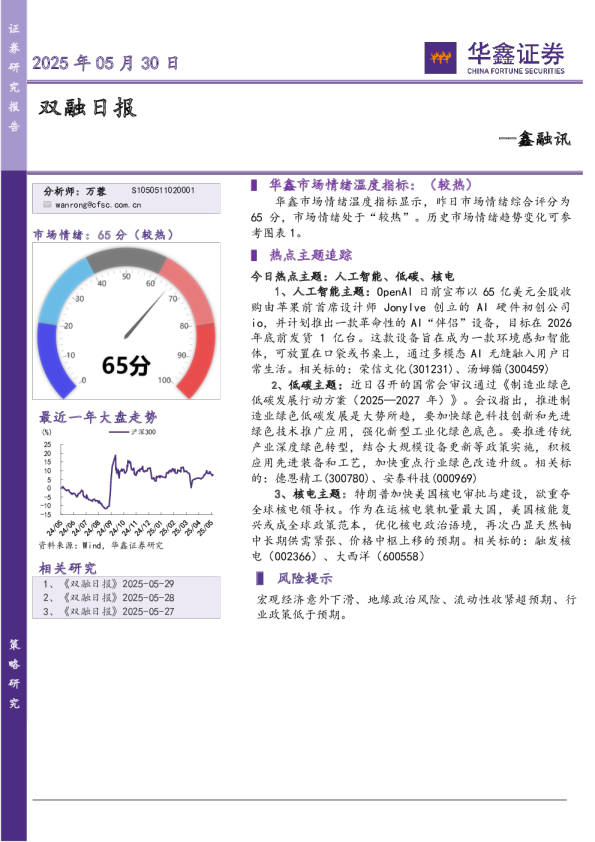 鑫融讯：双融日报