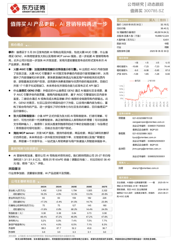 值得买AI产品更新，AI营销导购再进一步