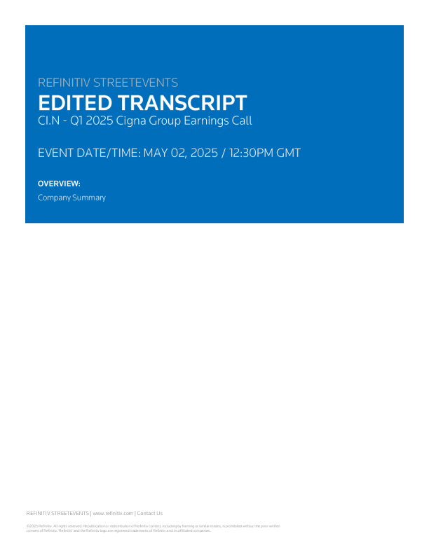 健康保险财务趋势分析——2025年第一季度