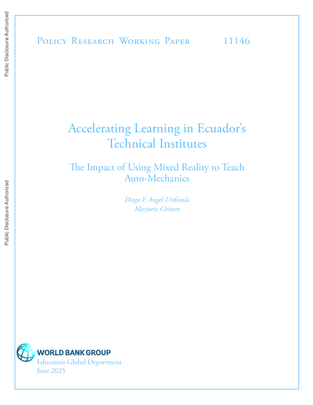 加速厄瓜多尔技术学院的学习：使用混合现实教学汽车力学的影响