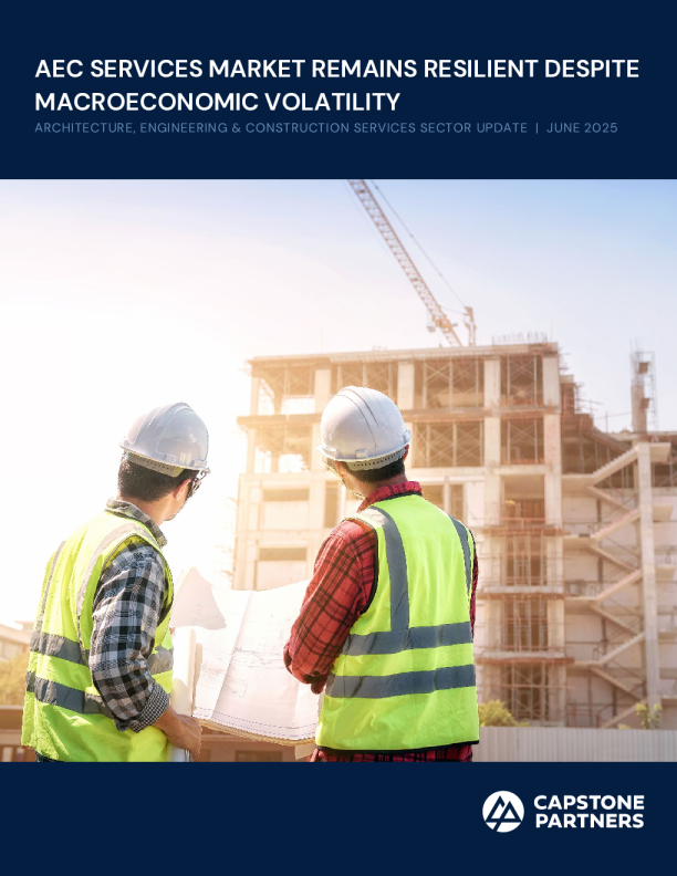 建筑、工程与施工服务行业更新