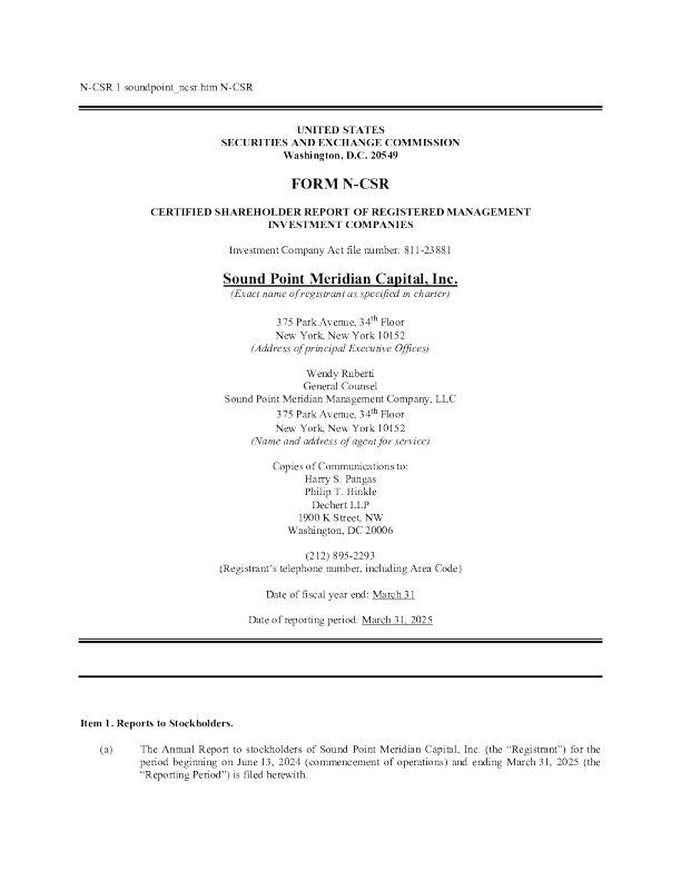声点中科资本有限公司A轮优先股2024年度报告
