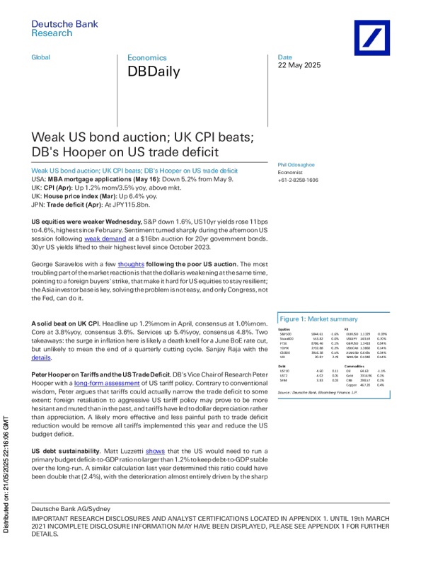 dbdaily疲软美国债券拍卖；英国cpi上涨；dbs胡珀。..-115538255